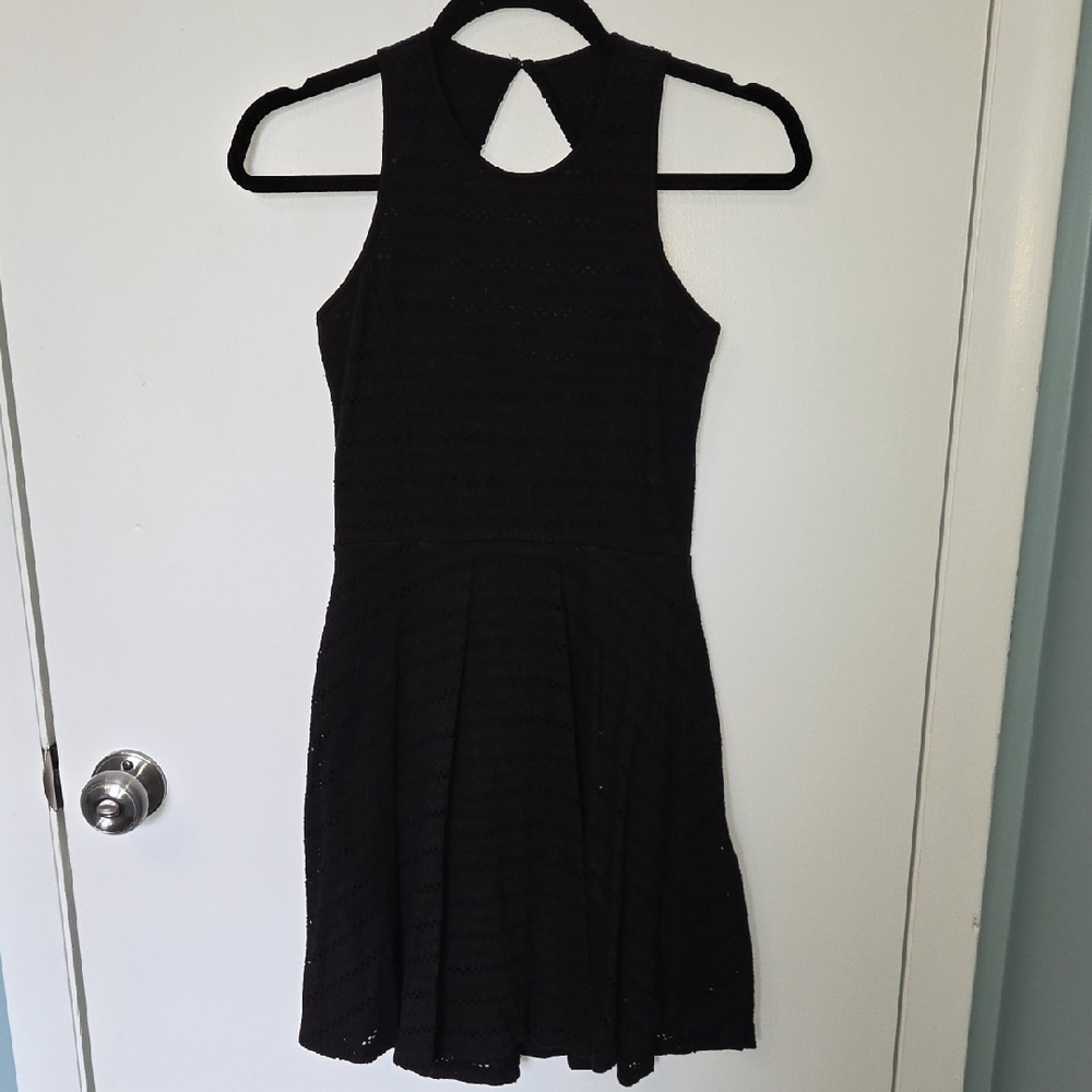 Aeropostale Elegant Black Sleeveless Mini Dress
